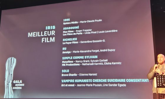 Prix Iris 2024: Humanist Vampire Seeking Consenting Suicidal Person Leads “Quebec Oscars” Noms